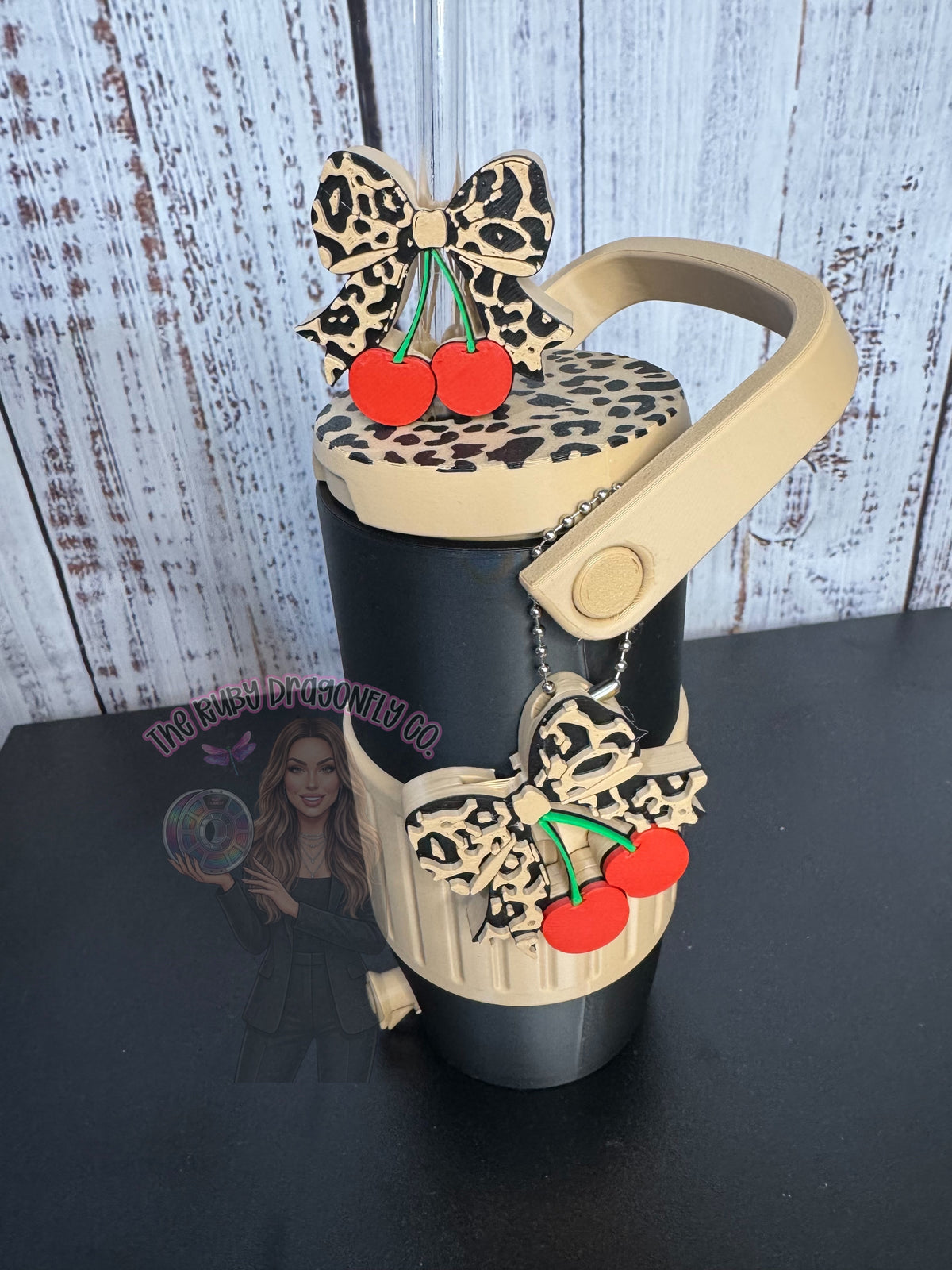Leopard Can Koozie