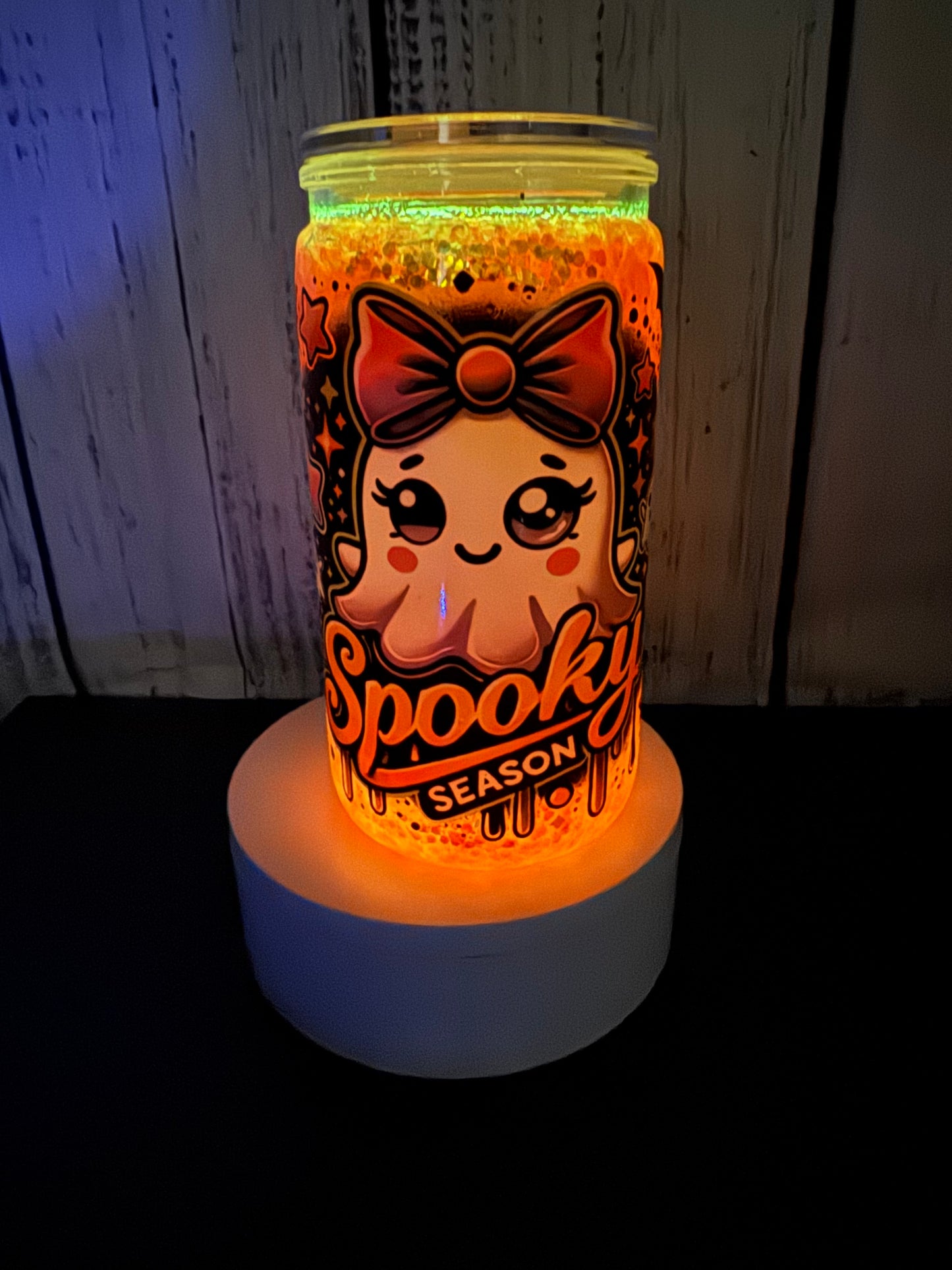 RTS Spooky Season 16 oz Tumbler *Glow in the dark*
