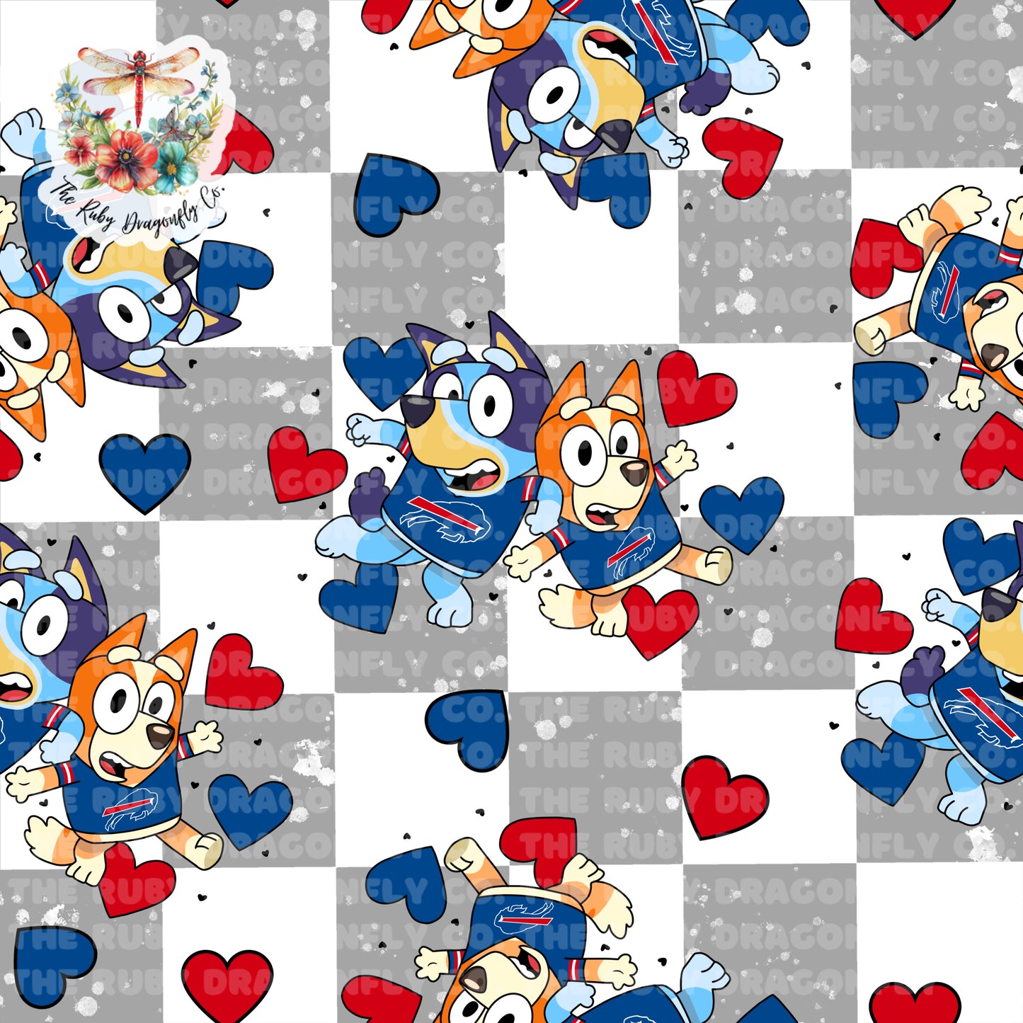 Bills/Blue Dog Mashup Check