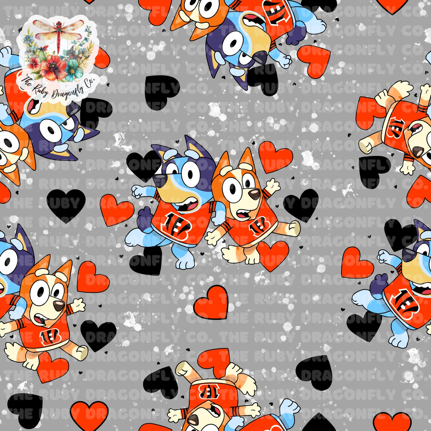 Bengal/Blue Dog Mashup Gray