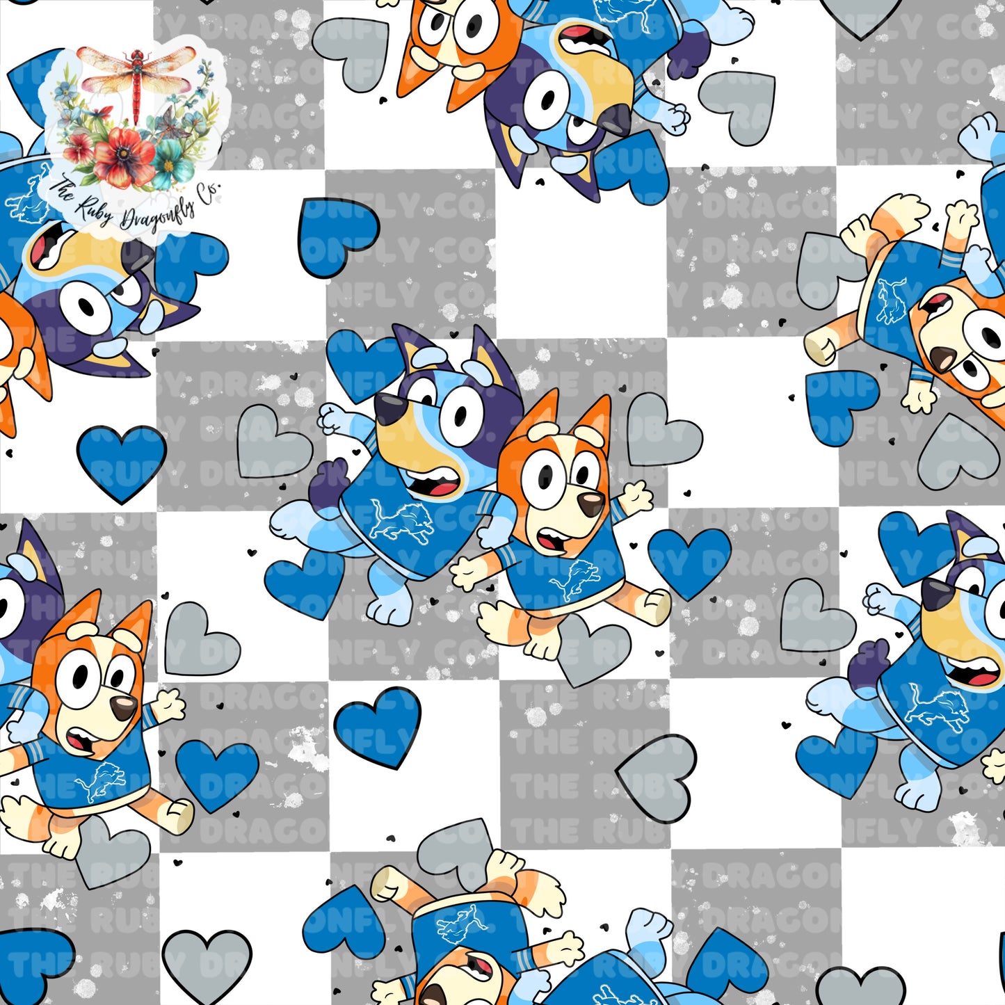 Lions/Blue Dog Mashup Check