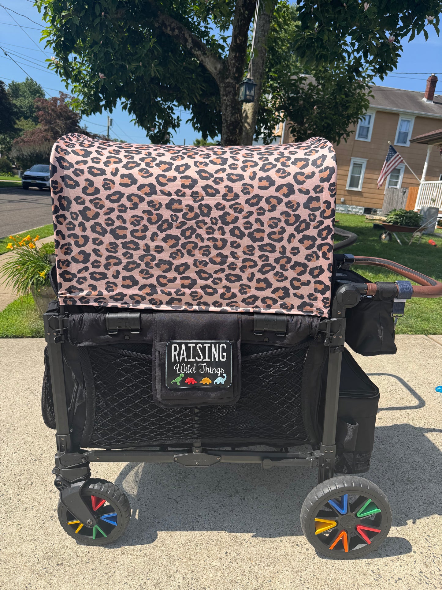 RTS 4 Seater Leopard Full Canopy
