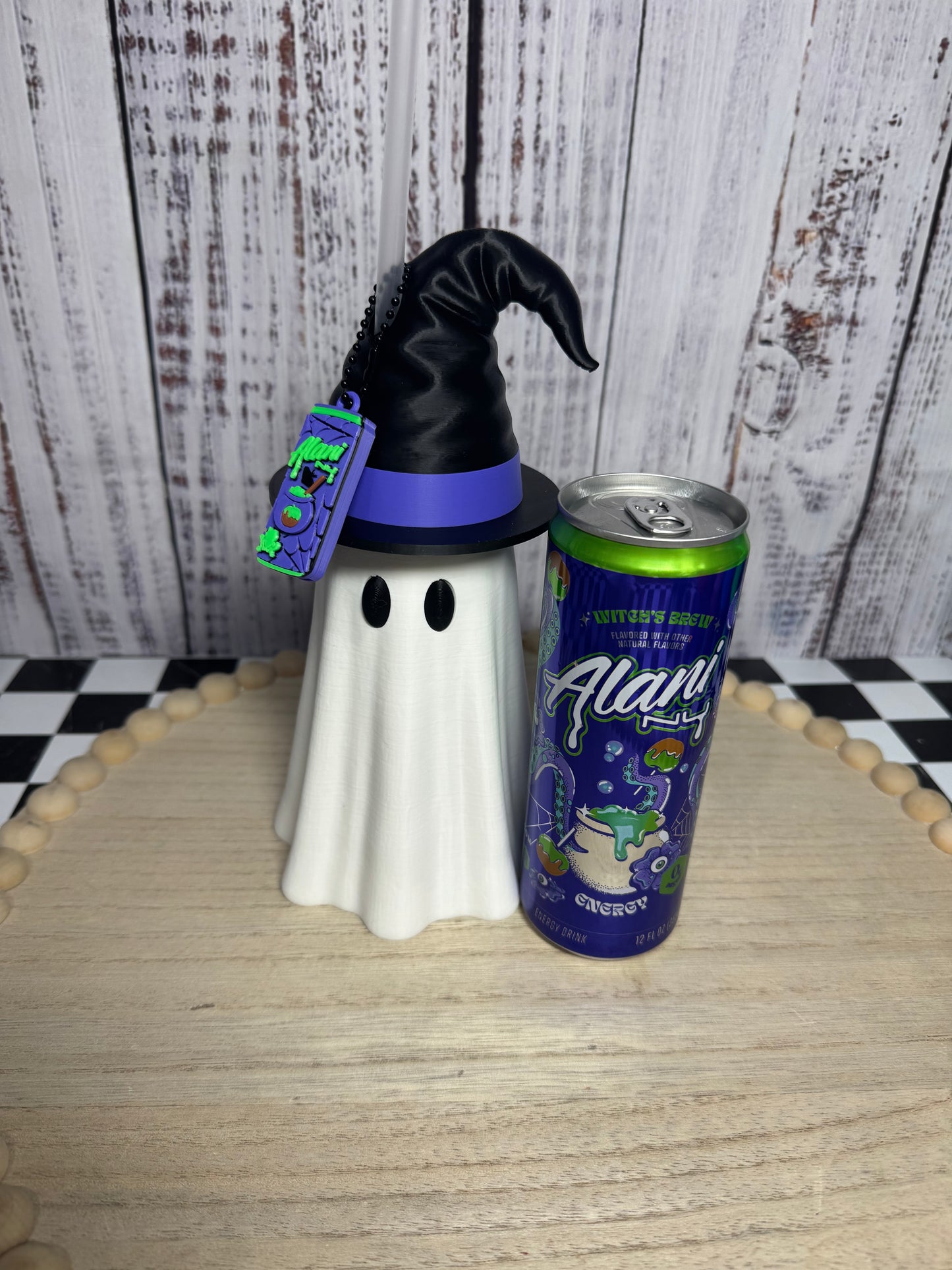 Ghostie Can holder with Witch Hat, Can Opener, and Witches Brew bundle