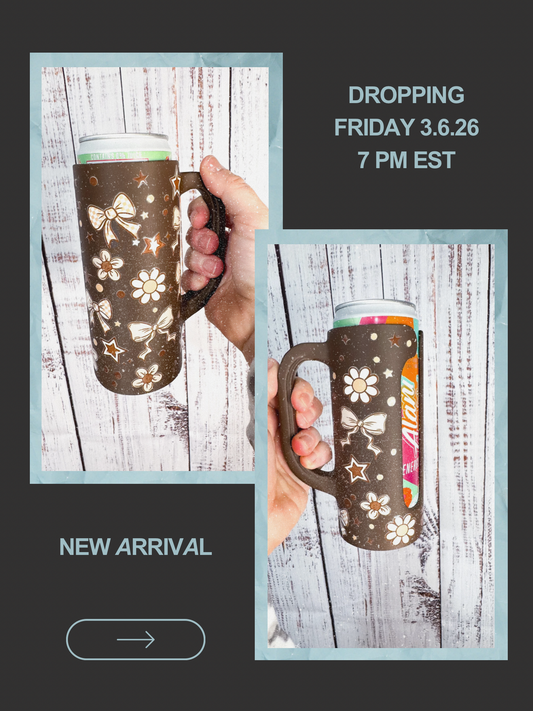 Bow Darling Can Holder