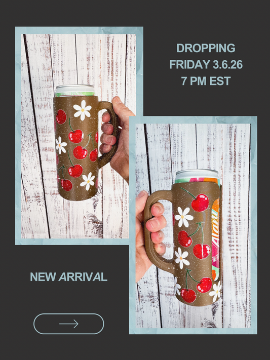 Cherry Darling Can Holder