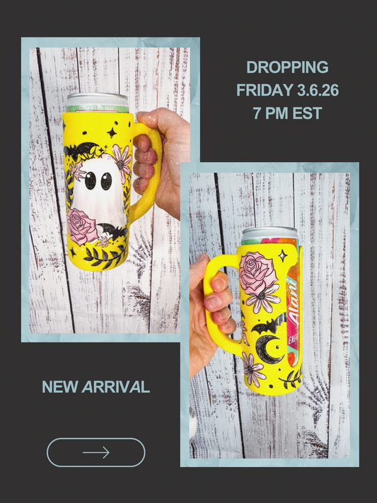 Boo Garden Can Holder