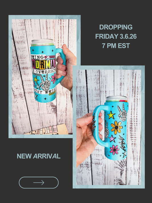 Stay Weird Can Holder