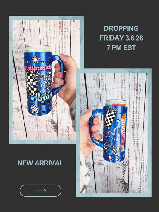 Overstimulated Mama Can Holder