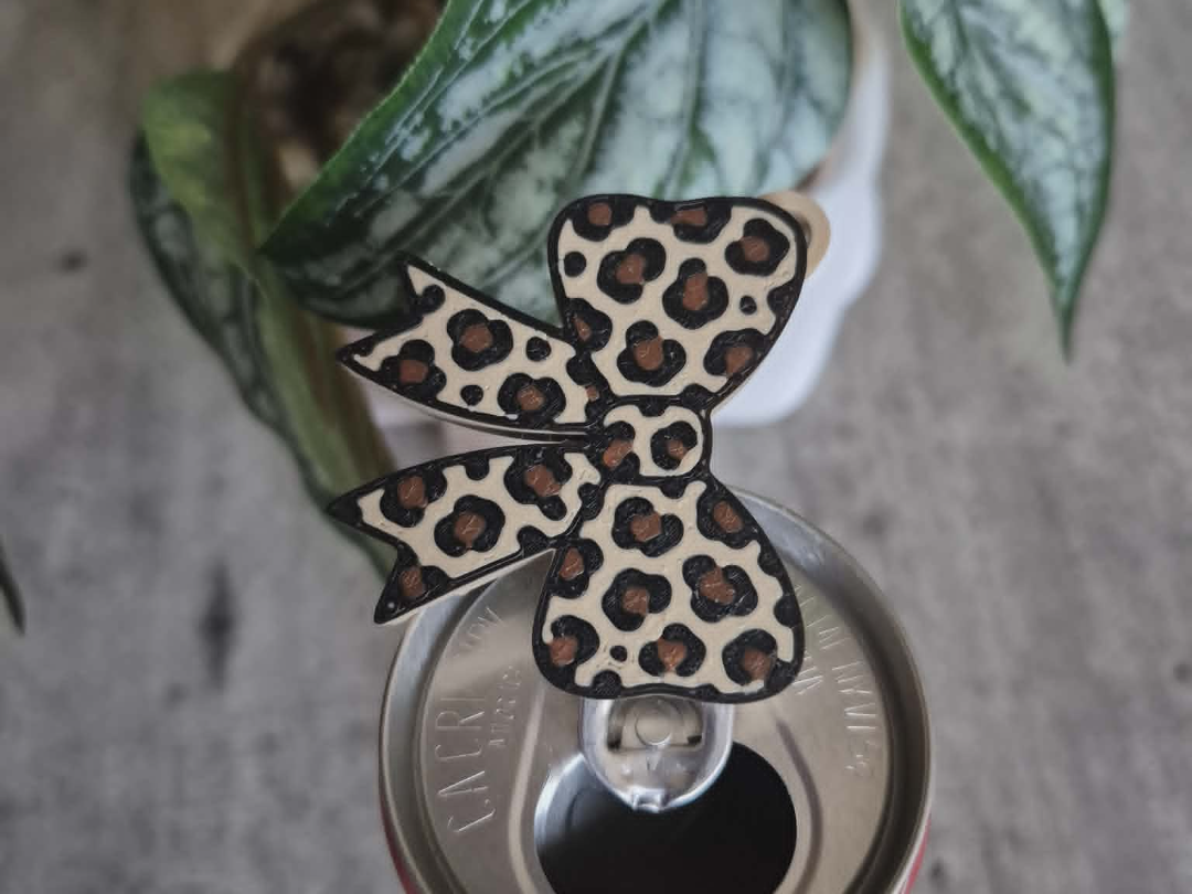 Leopard Bow Can Opener