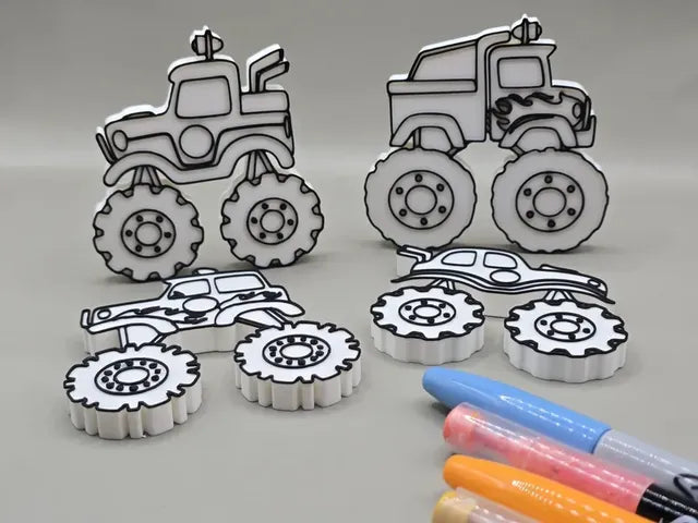 Monster Truck Color Plates