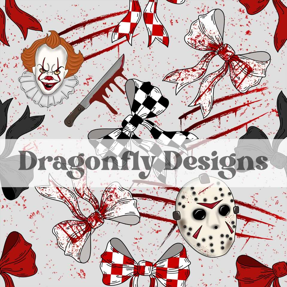 Halloween Blood Bows