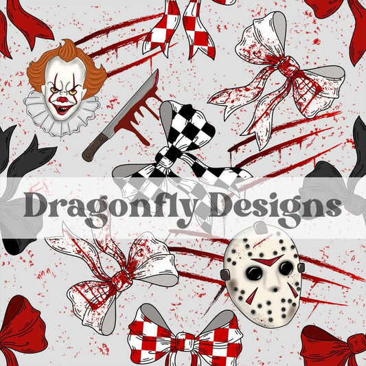 Halloween Blood Bows