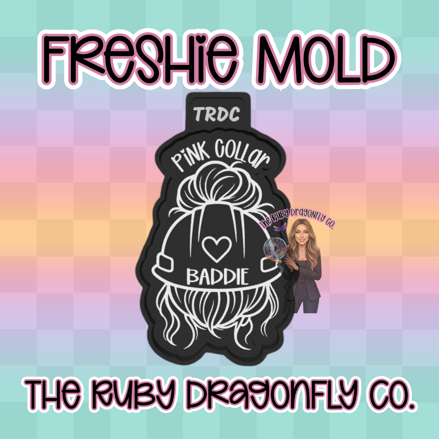 Pink Collar Baddie Silicone Mold