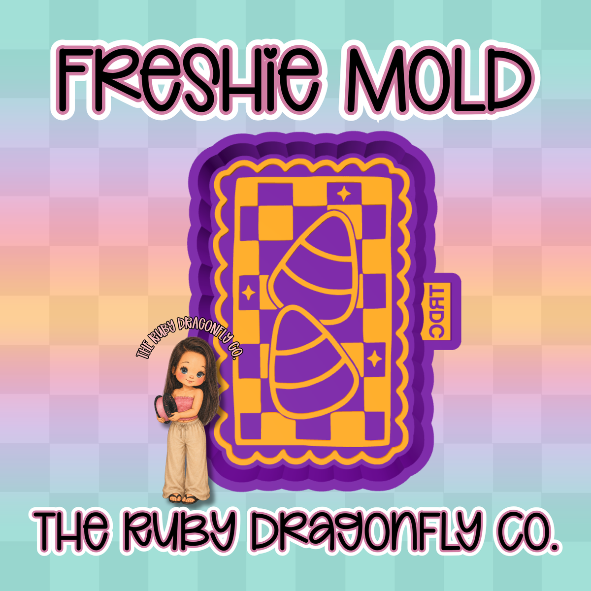 Candy Corn Stamp Silicone Mold