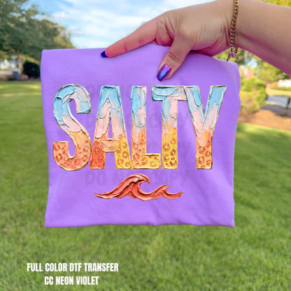 Salty Faux Painted