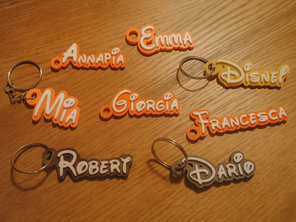 Dizney Personalized Keychain