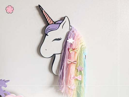 Unicorn Hair Bow Holder
