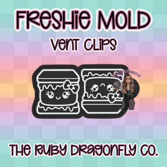 Smores Vent Clips Silicone Mold