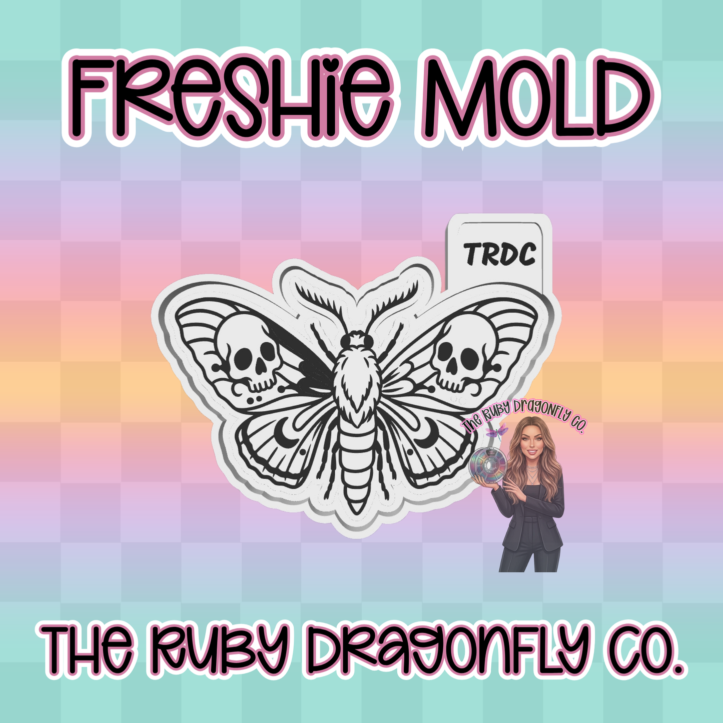 Skull Death Moth Mold