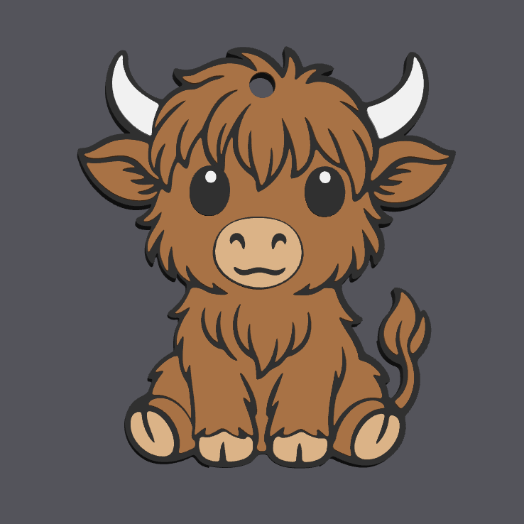 Highland Cow Can Nail Saver