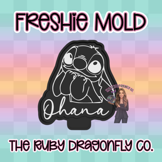 Blue Alien Ohana Silicone Mold