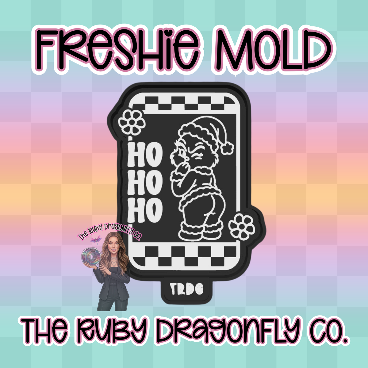 Ho Ho Ho Silicone Mold