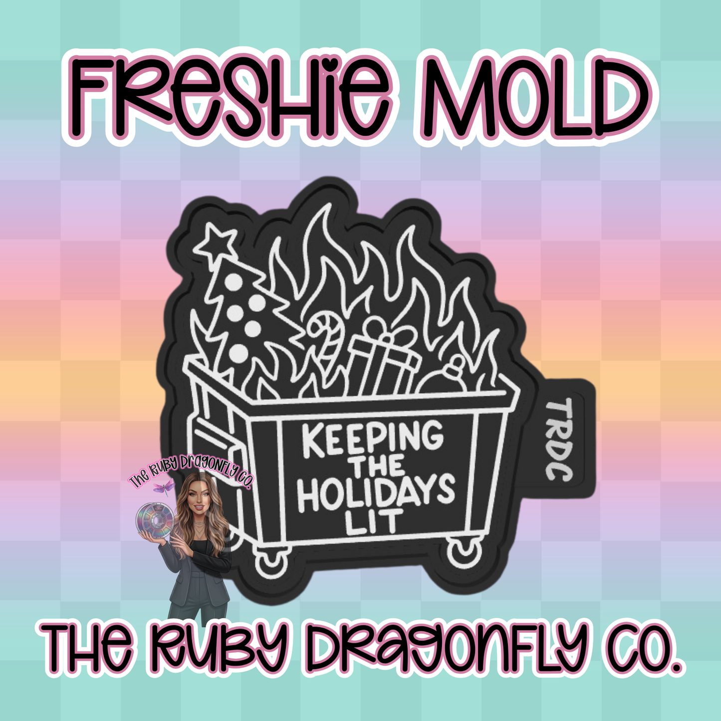Keeing The Holidays Lit Silicone Mold