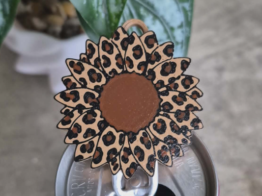 Leopard Sunflower Can Opener
