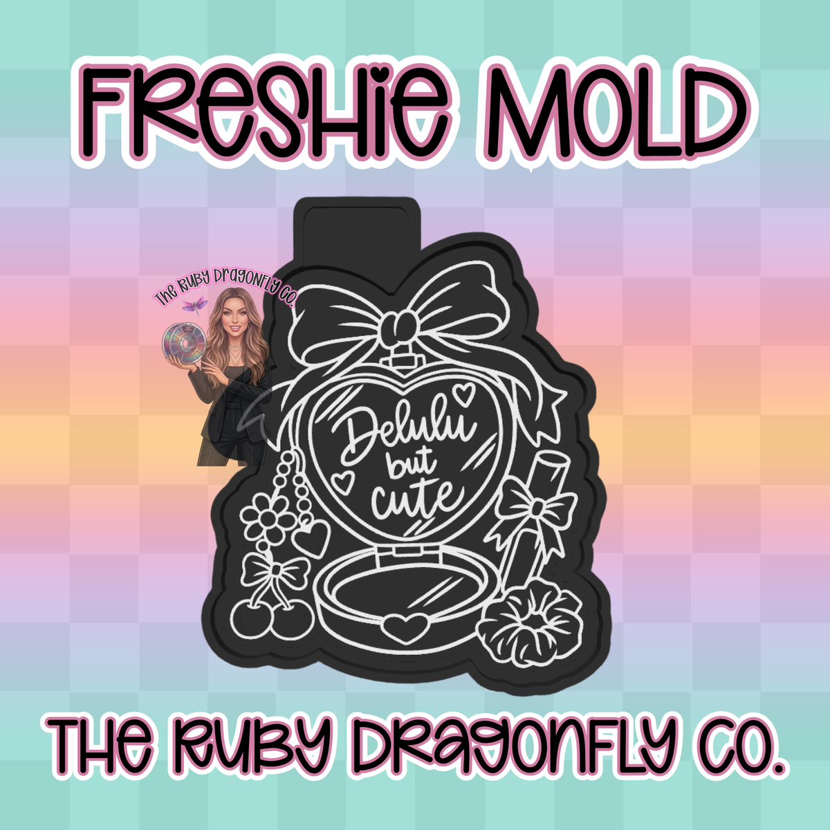 Delulu But Cute Silicone Mold