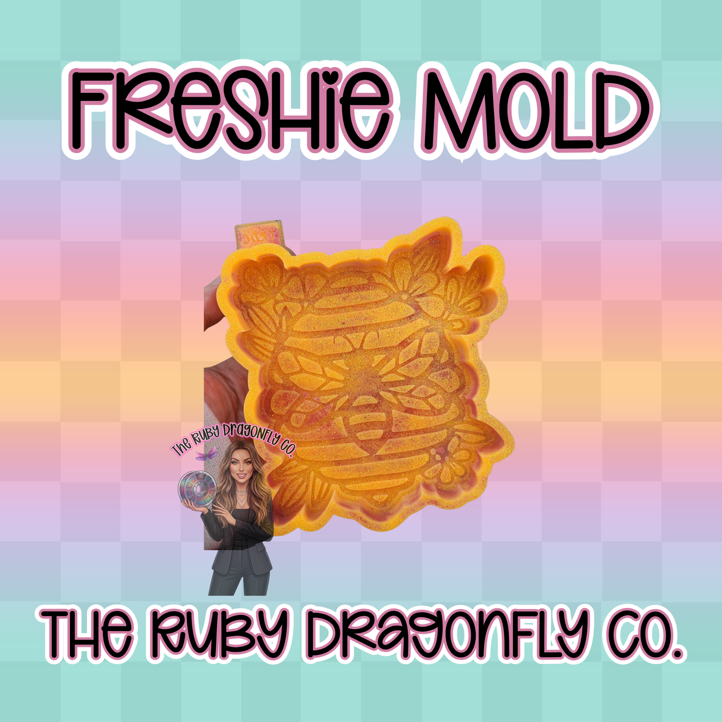 Bee with Hive Mold