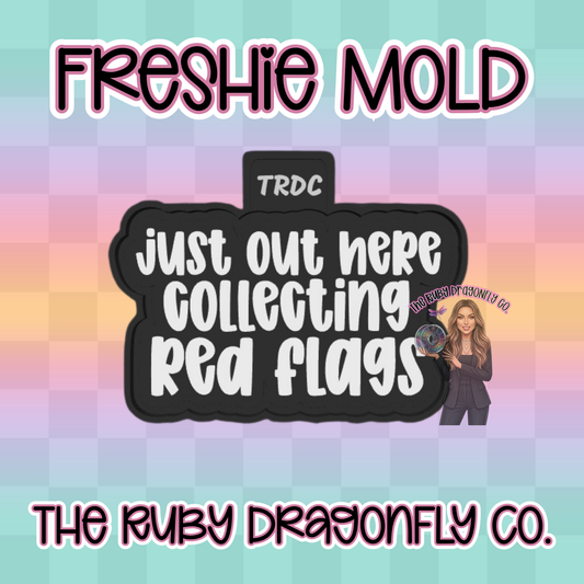 Collecting Red Flags Silicone Mold