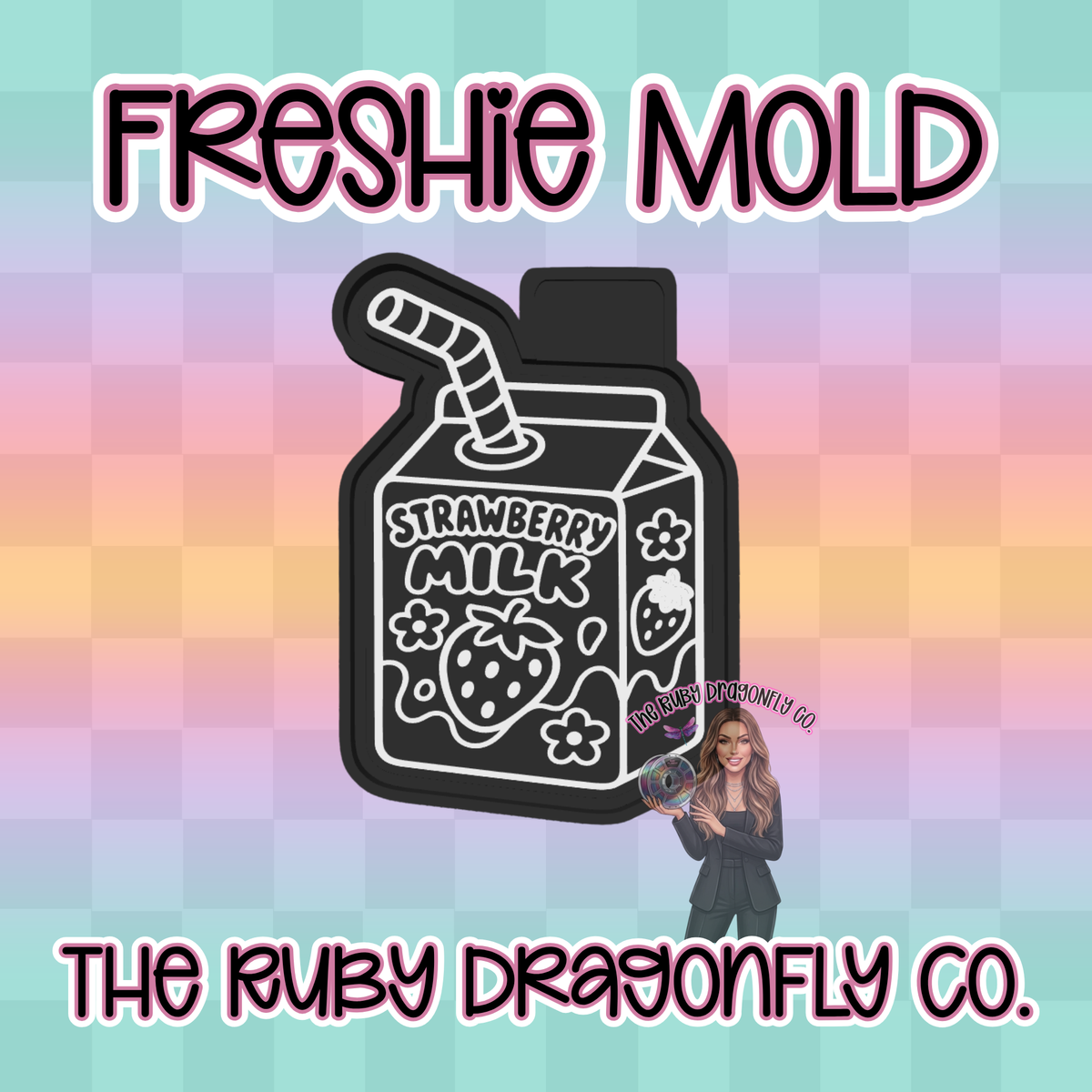 Strawberry Milk Silicone Mold