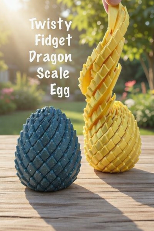 Twisty Fidget Dragon Eggs