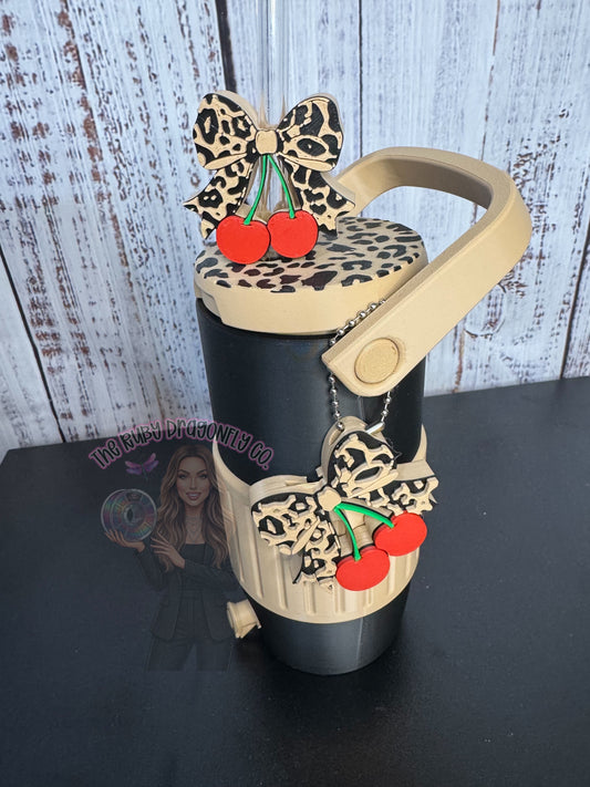 Leopard Can Koozie