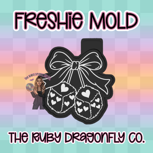 Fuzzy Dice Silicone Mold