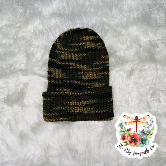 Camo Knit Hat Toddler