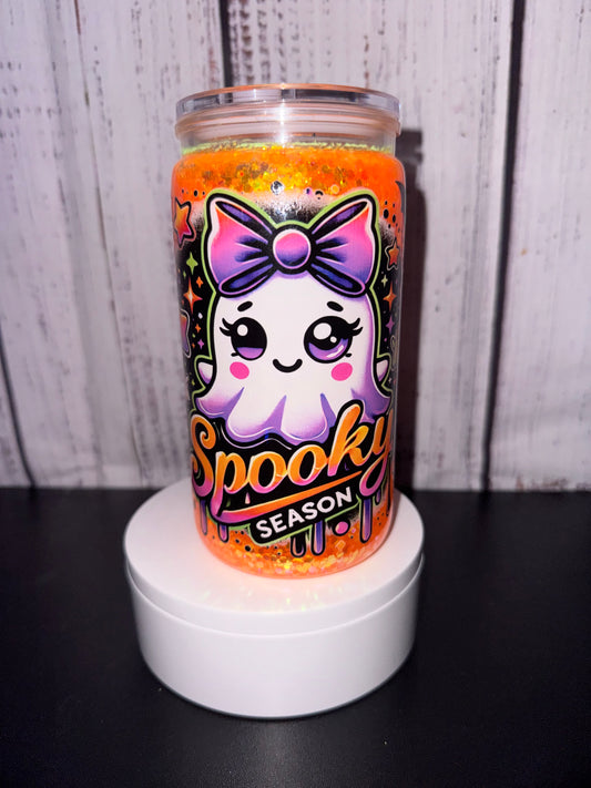 RTS Spooky Season 16 oz Tumbler *Glow in the dark*