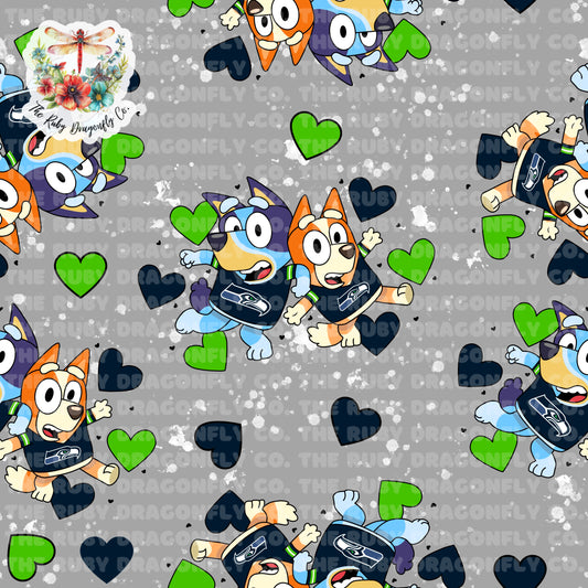 Sea hawk/Blue Dog Mashup Gray