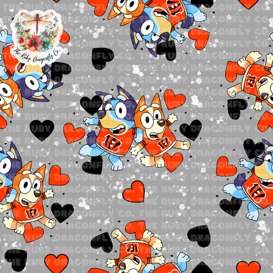 Bengal/Blue Dog Mashup Gray