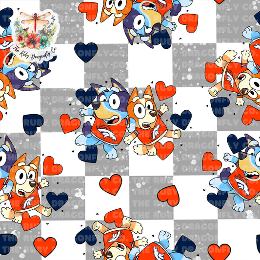 Bronco/Blue Dog Mashup Check