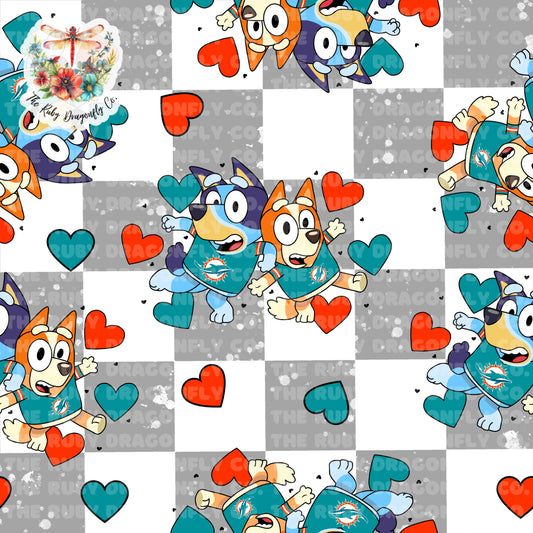 Dolphins/Blue Dog Mashup Check