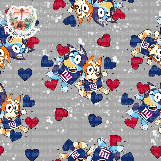 Giants/Blue Dog Mashup Gray