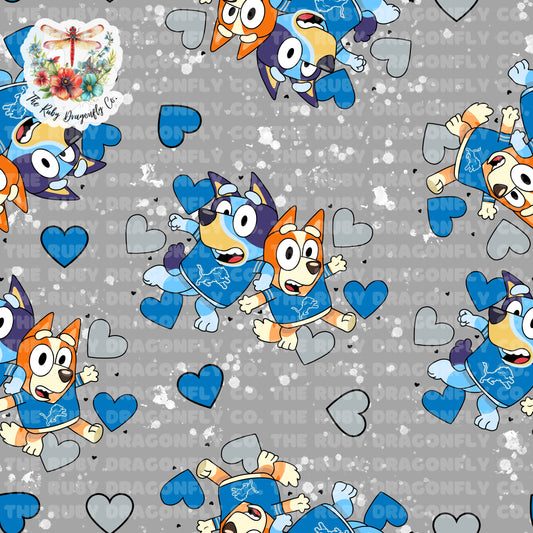 Lions/Blue Dog Mashup Gray