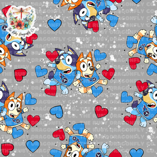 Titans/Blue Dog Mashup Gray