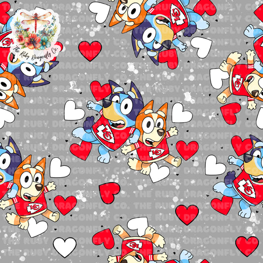 Chiefs/Blue Dog Mashup Gray
