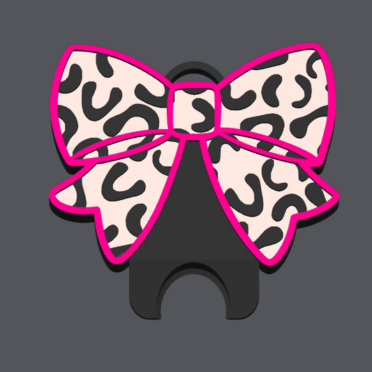Leopard Bow Can Nail Saver