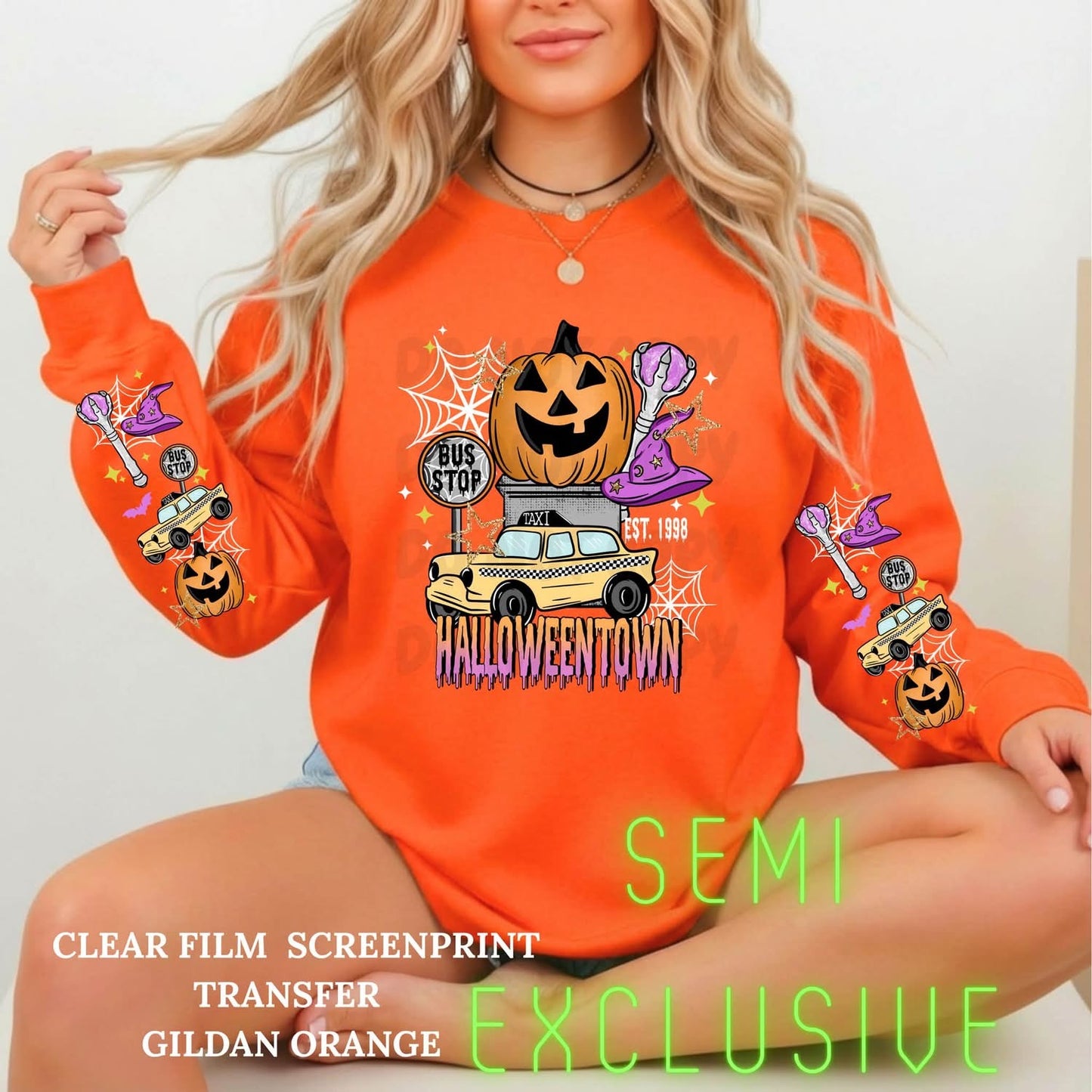 Halloweentown with sleeves