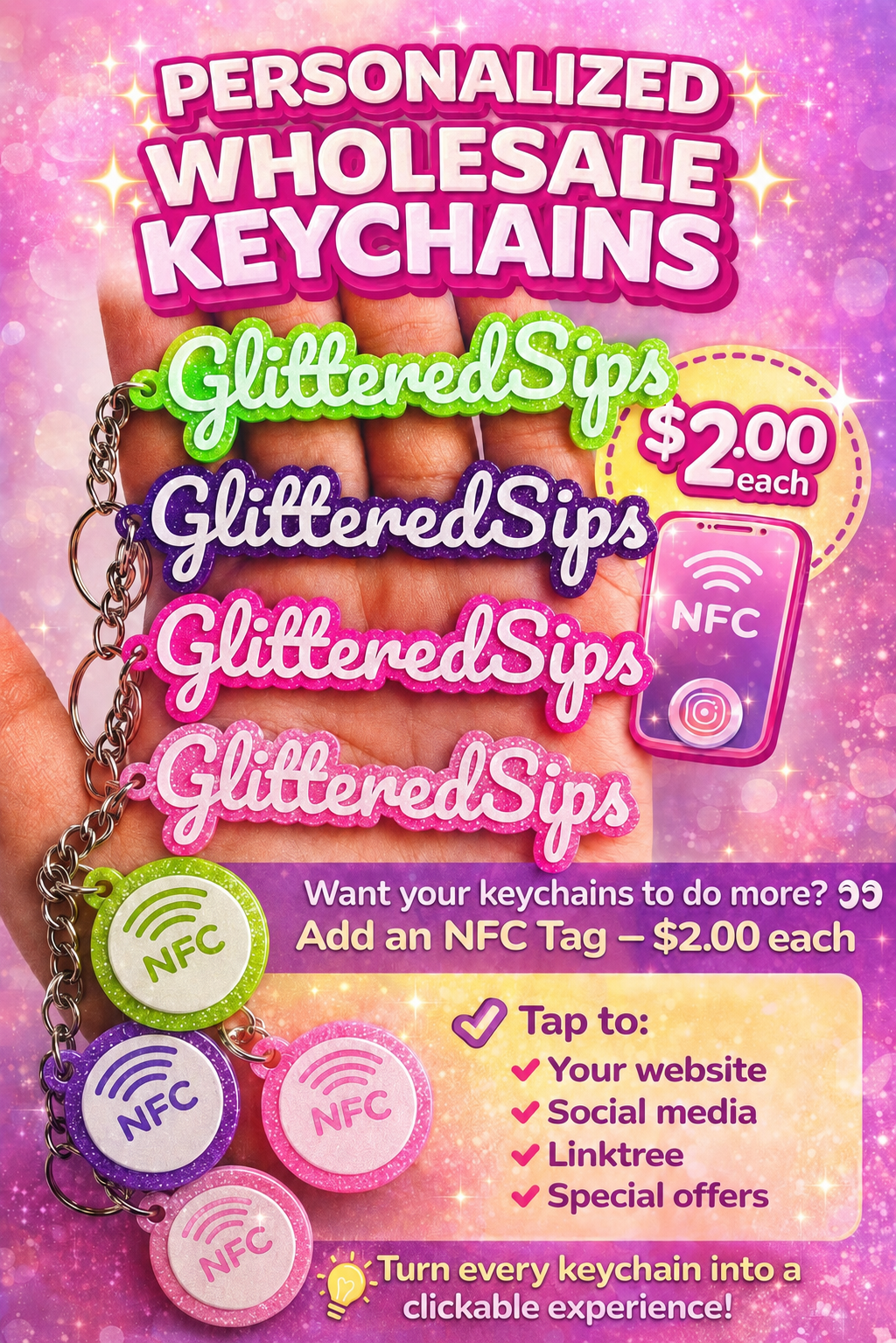 Name/Business Name Keychains