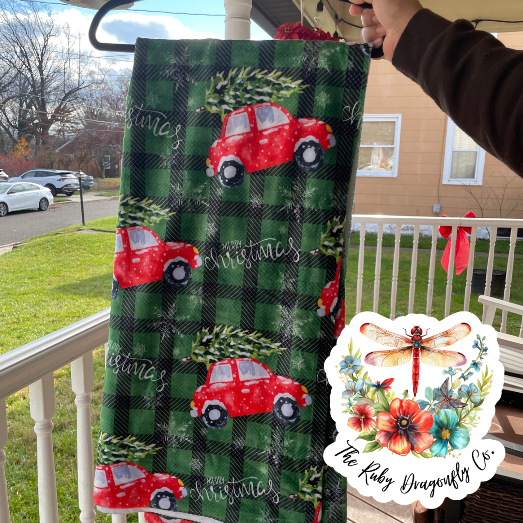 RTS Christmas Cars Blanket