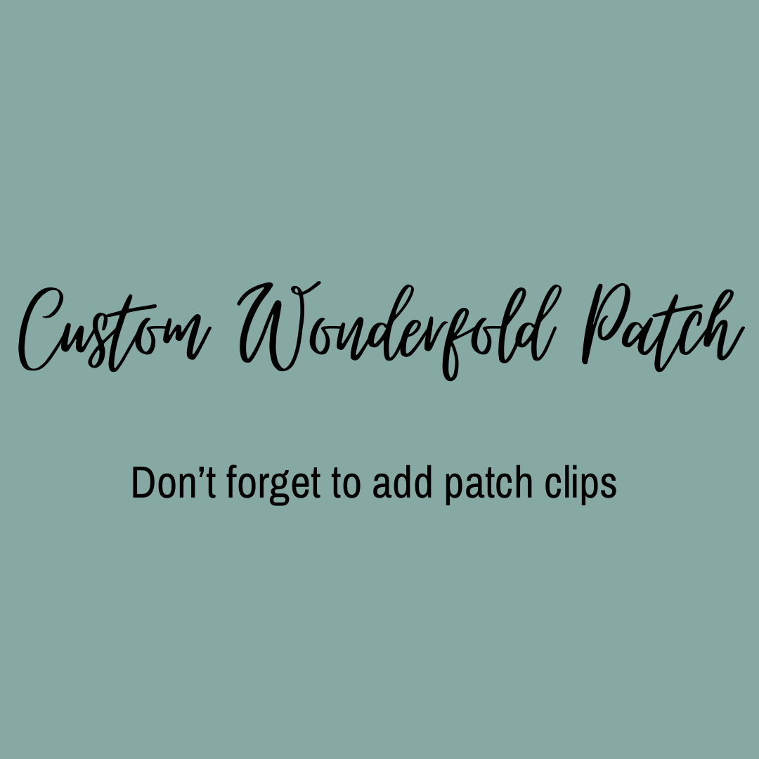 Custom Wonderfold Patch